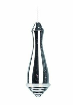 Miller Chrome and White Ceramic Light Pull 6990C