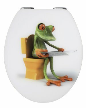 Frog toilet seat
