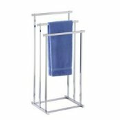 square chester mirror with two squarte wall brackets on either side