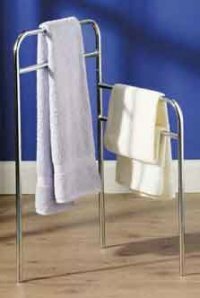Croydex Cheadle Chrome Flexi-Fix Towel Rail QM512741