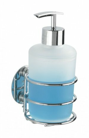 square design opaque white glass tumbler in a square design chrome holder