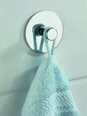 crome circular wall hook